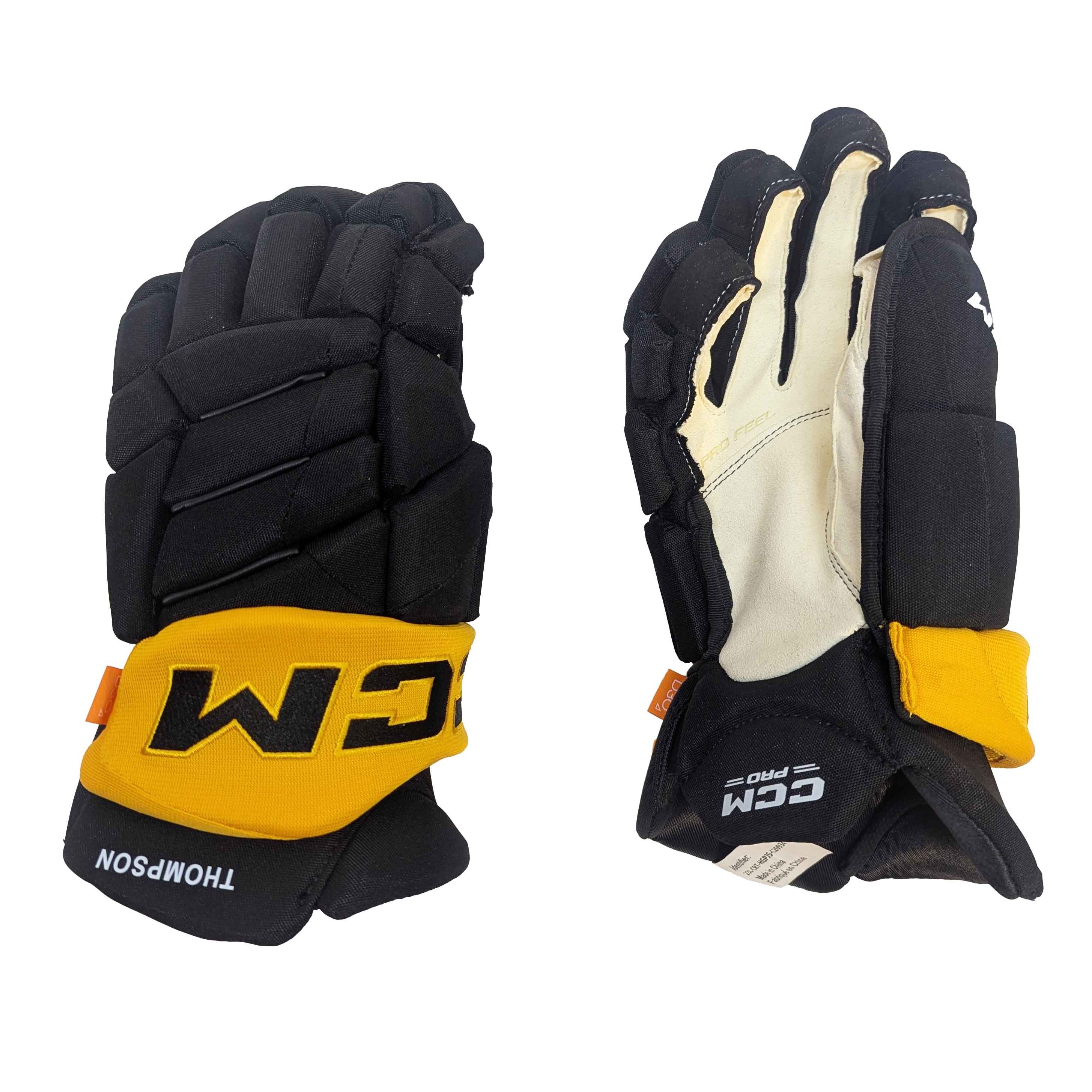 CCM HGJS - 2024 NHL All-Star Game Glove - Tage Thompson (Black/Yellow)